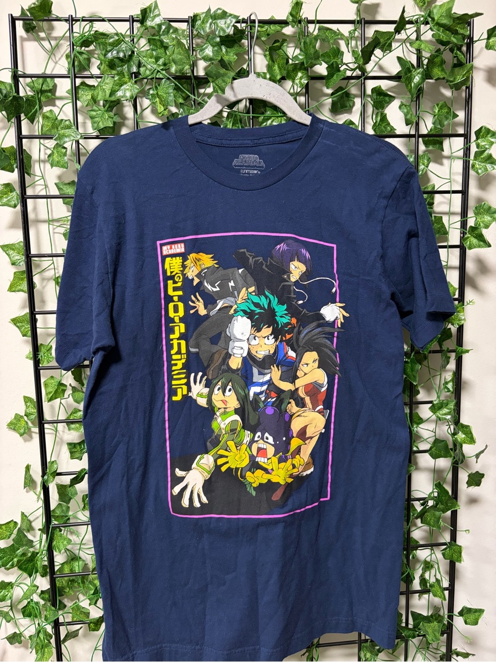 My Hero Academia Navy Short Sleeve Graphic Tee